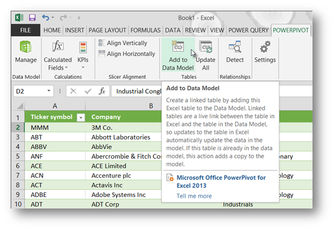 Power BI for Office 3653Power Pivot