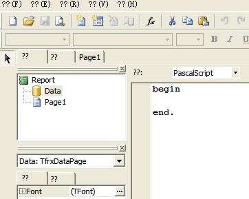 fastreport4.0�汾�˵���������ʾ�й�����