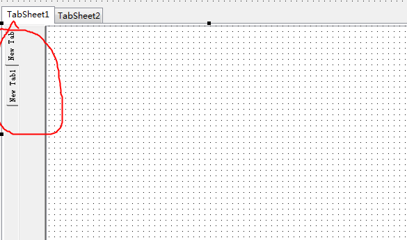 TTabControl���ʱ������ʱ��������β���ͬ��