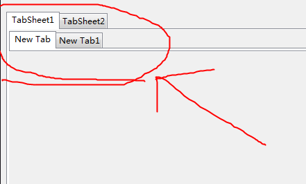 TTabControl���ʱ������ʱ��������β���ͬ��