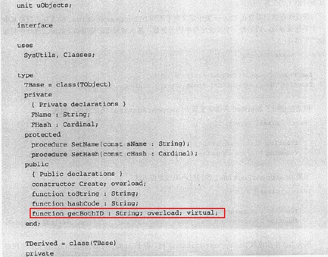 VCL inside���������ΪʲôҪ�Ÿ�overload��