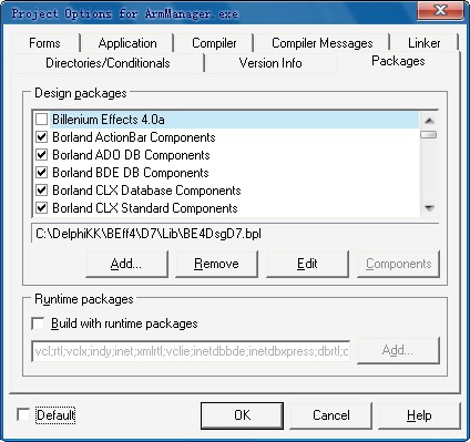 ���� Delphi7�������ؼ�·���й�����
