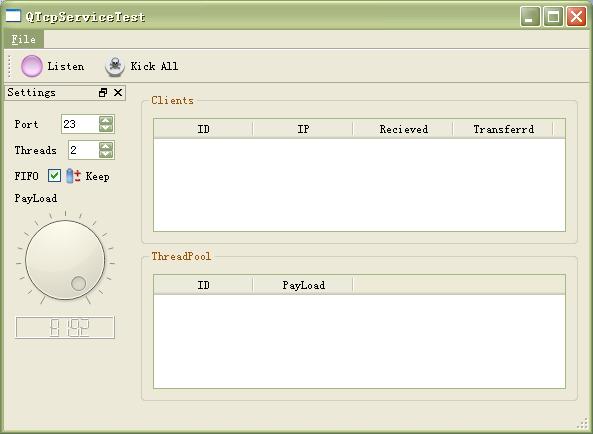 QT �̳߳� + TCP С�Խ��˼·