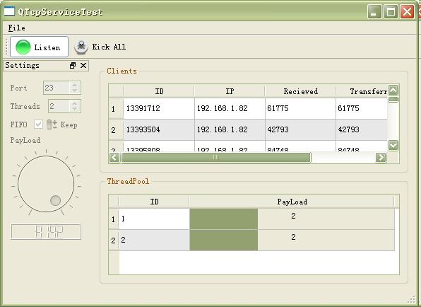 QT �̳߳� + TCP С�Խ��˼·