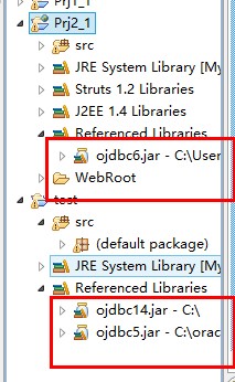 j2ee ����oracle.jdbc.driver.OracleDriver �����Ѿ��������,����δ���