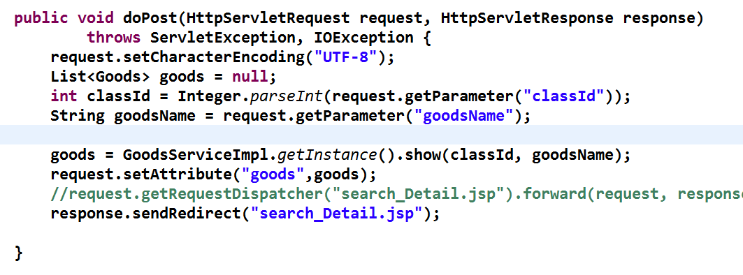 ʵ����Ŀ�У�����servlet����ת�й�����