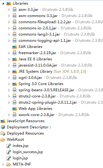 spring  ��structs2 ���Ͽ���404�쳣