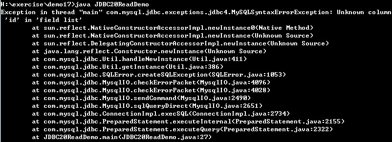 ��������JDBC����MySQL���ݿ��й�����