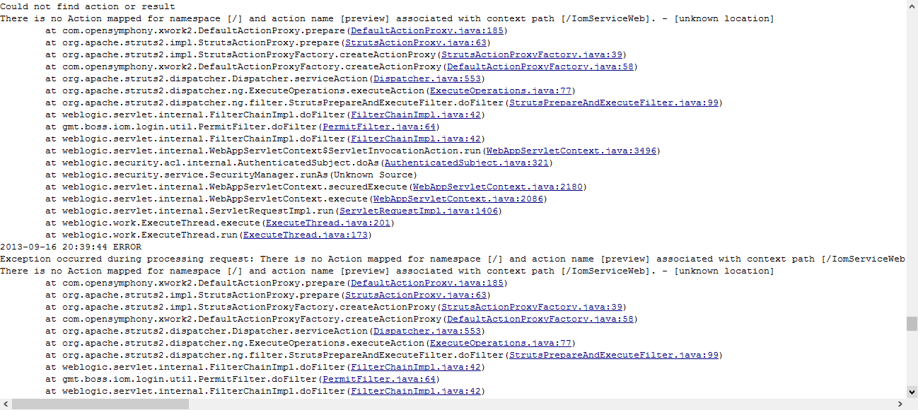 birt ������������WebLogic ����ʵ �����쳣