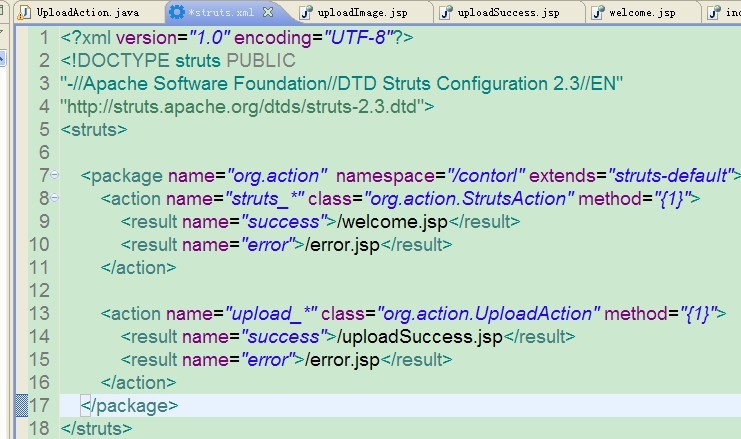 struts2��������й�����