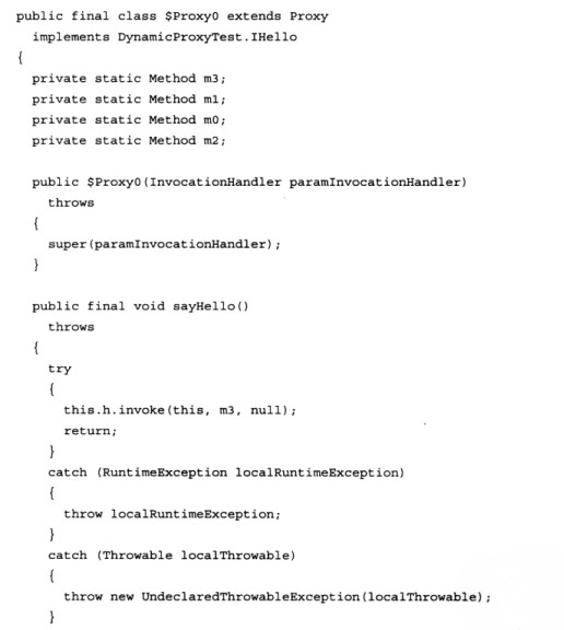 ���ڶ�̬����Proxy.newProxyInstance���������������й�����