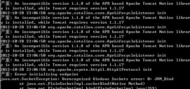 ���޷�����tomcat������ʱ������һ�¾͹ص�