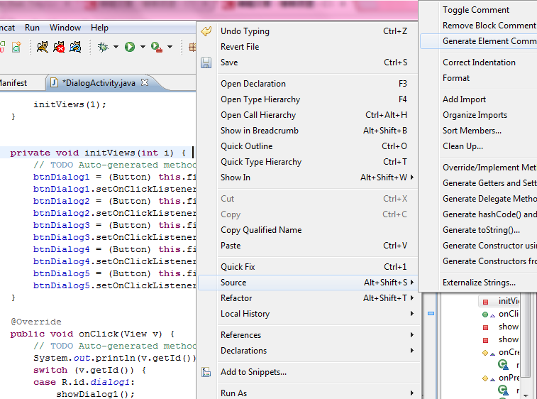 eclipse�Ͽ�������ע��+���ٵ�����ʽ