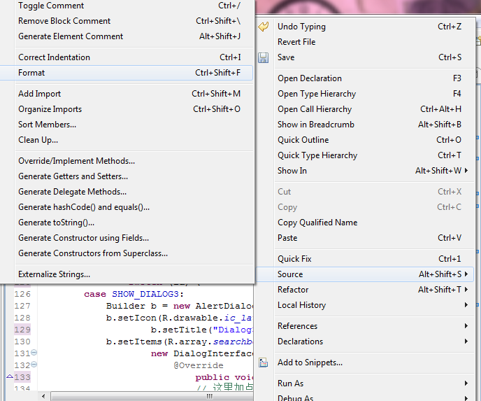 eclipse�Ͽ�������ע��+���ٵ�����ʽ