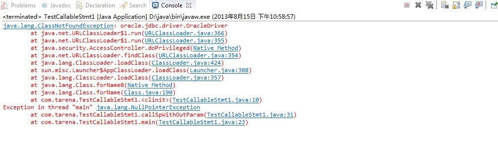java�������ʣ�jdbc�����й�����