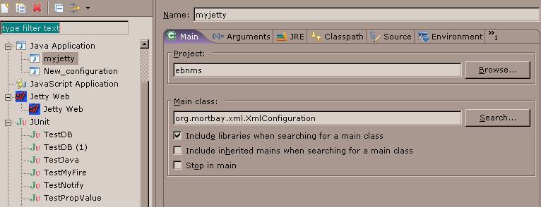 ��ǰ���ֵ��������ֱ����ECLIPSE��JETTY���Է�ʽ