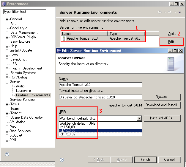 Eclipse��Tomcat������ Bad version number in .class file