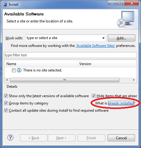 ��ôж��Eclipse���Ѱ�װ�Ĳ��