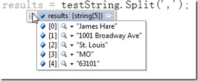 C# ������ĺ���. String Split �� Join