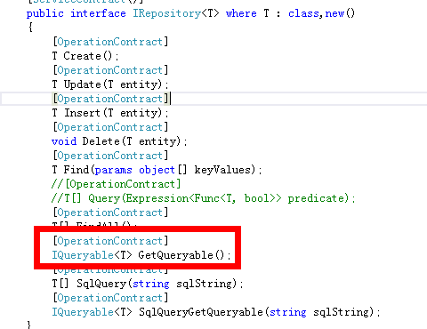 WCF ��ô���ܷ���IQueryable