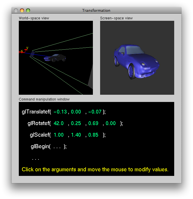 ��ʾOpenGL���Ե�����