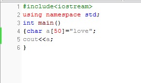 ���й�C++char�͵ĸ�ֵ�й�����