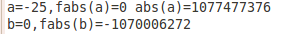 fabs()û����ȡ����ֵ