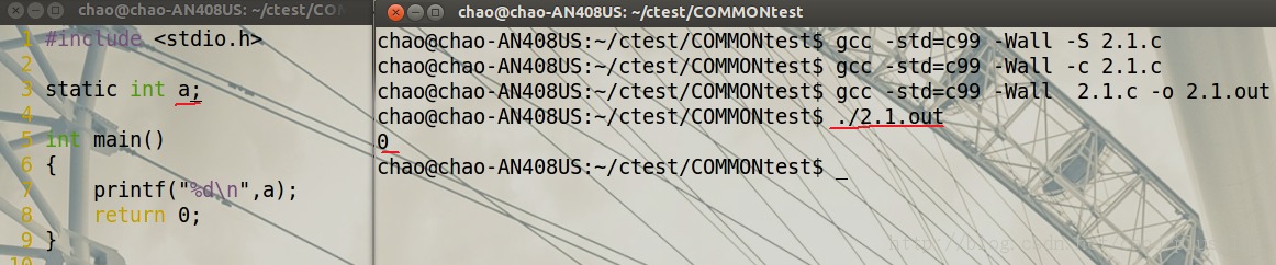 C���Դ��δ��ʼ�����ݶη���