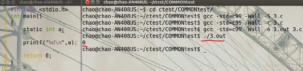 C���Դ��δ��ʼ�����ݶη���