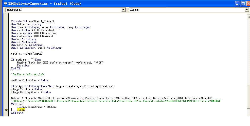 ����ʧ��,open