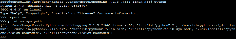 ����KomodoԶ�̵���python(OpenStack)