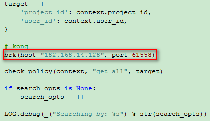 ����KomodoԶ�̵���python(OpenStack)