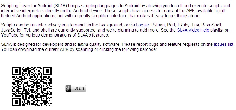 ʹ��Python����AndroidӦ�ó��򣺵�һ�� ���ֻ�������Python���л���