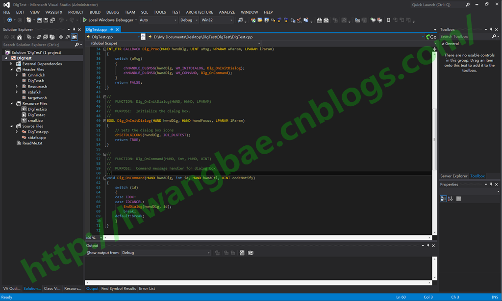 �Ը���������Visual Studio��Win32��֧�����ɶԻ������