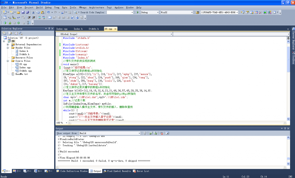 VC++2012�����ʾ���ݽṹ��20�������ļ�