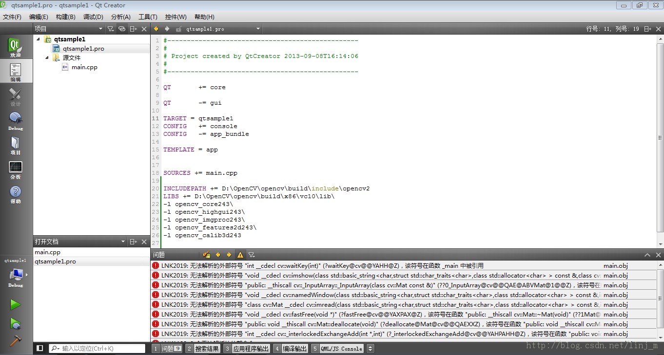 ����QT��pro���ϱ�д��Ӣ���ĵ�