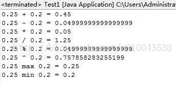 ��javaʵ�ַ�����������(�Ӽ��˳������࣬���ݣ����������еĽϴ�ֵ����Сֵ)