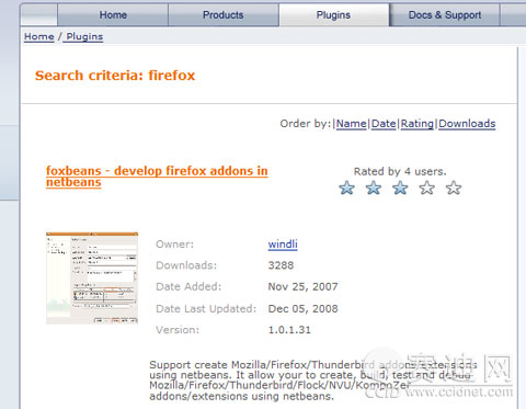 ����NetBeans����Firefox��� ��ת��
