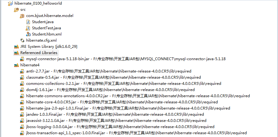 hibernate���ӡ��-helloworld�Ķ���