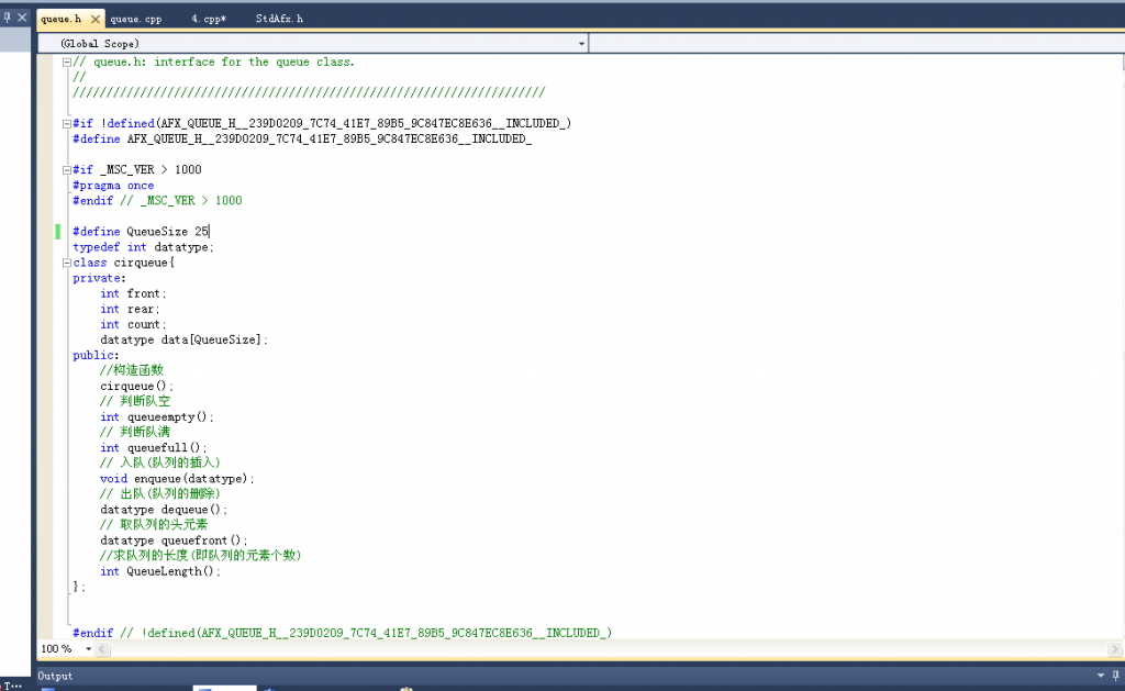 VC++2012�����ʾ���ݽṹ��4������ʵ�ּ��������