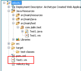 velocityѧϰ-��һ����֤�ʹ���Unable to find resource