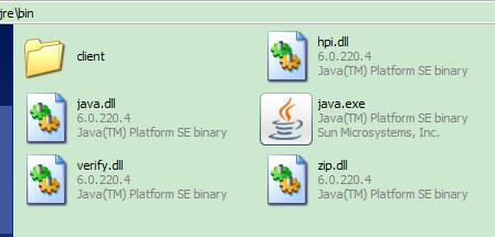 ����JRE��һ�� �� ����binĿ¼