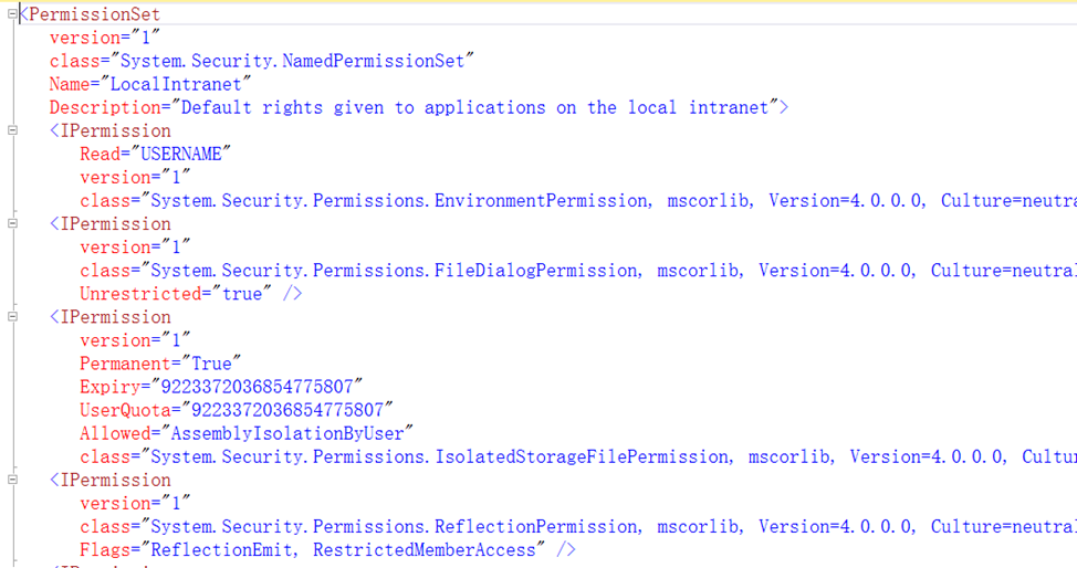 ClickOnce�����壩���Զ��尲ȫȨ��