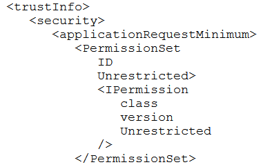 ClickOnce�����壩���Զ��尲ȫȨ��
