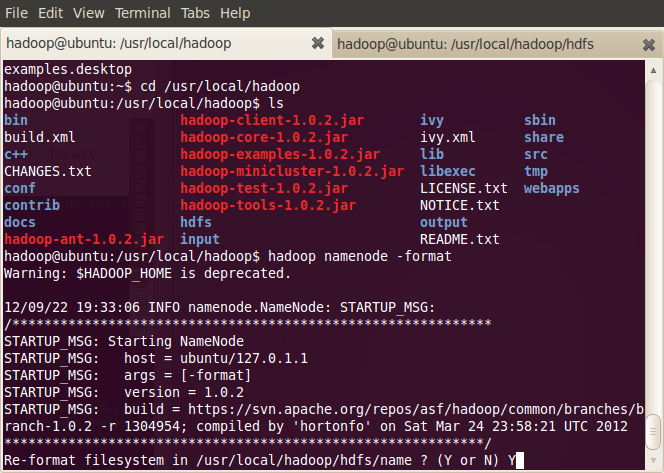 Ubuntu�´Hadoop����������ģʽ+α�ֲ�ģʽ��