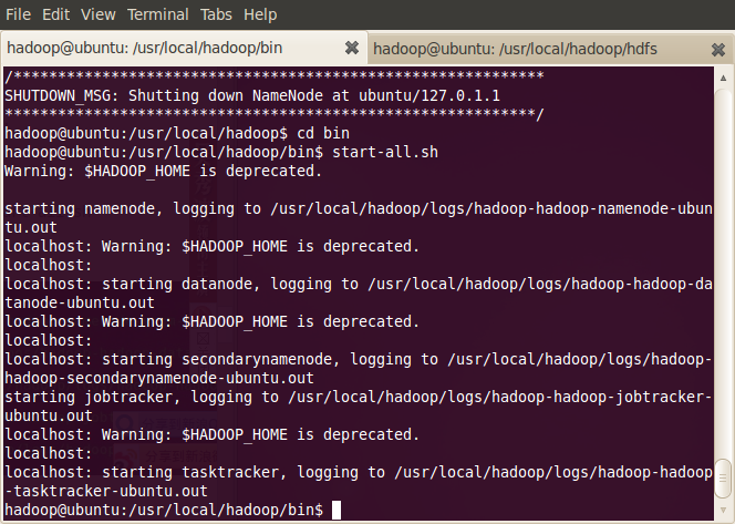 Ubuntu�´Hadoop����������ģʽ+α�ֲ�ģʽ��