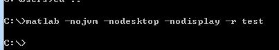 cmd.exe�����з�ʽʩ��matlab����