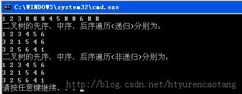 ���������������򡢺�������ĵݹ���ǵݹ�ʵ��