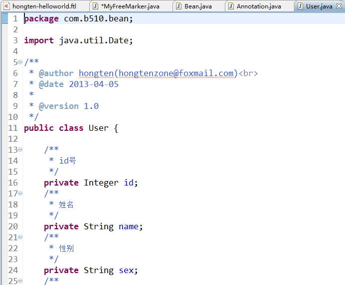 FreeMarker_ģ�巢����_�����Զ�������_Դ������