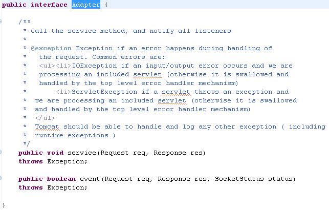 Tomcat����HTTP����Դ�������ͣ��